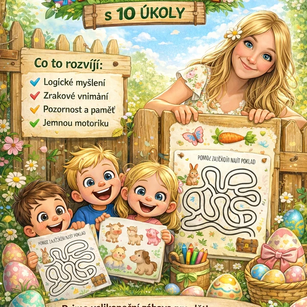 Velikonoční plotovka plná úkolů