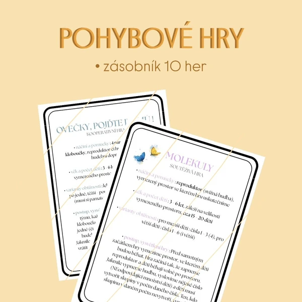 Karty pohybových her