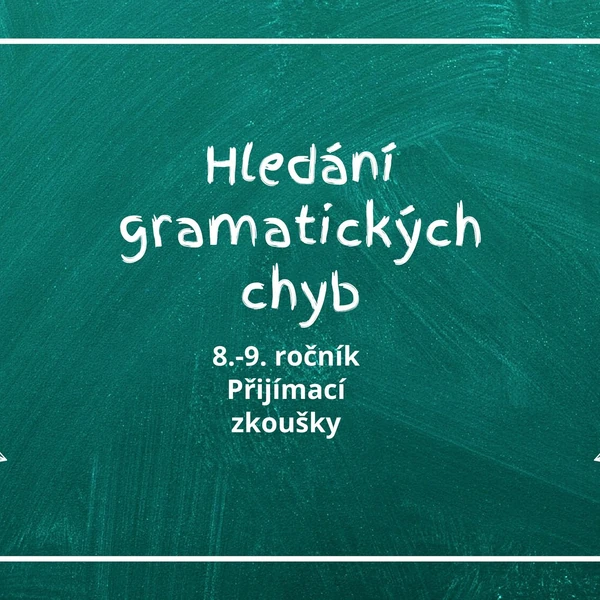 Hledání gramatických chyb