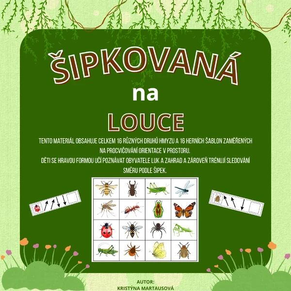 Šipkovaná na louce - Hmyzí dobrodružství