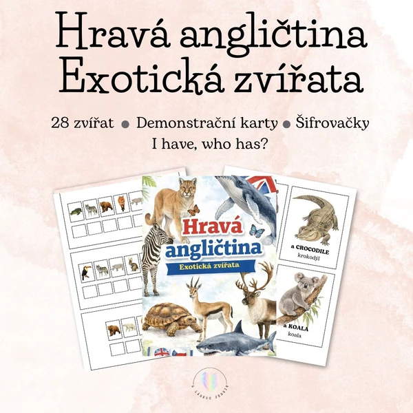 Hravá angličtina - Exotická zvířata
