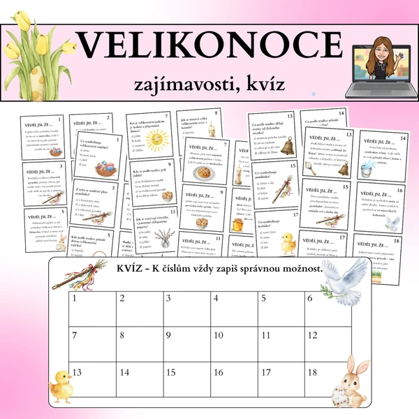 Velikonoce - zajímavosti a kvíz 