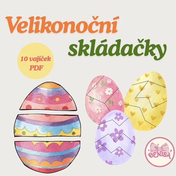 Velikonoční vajíčkové skládačky