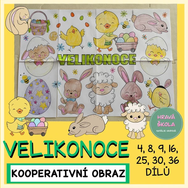 KOOPERATIVNÍ OBRAZ -VELIKONOCE