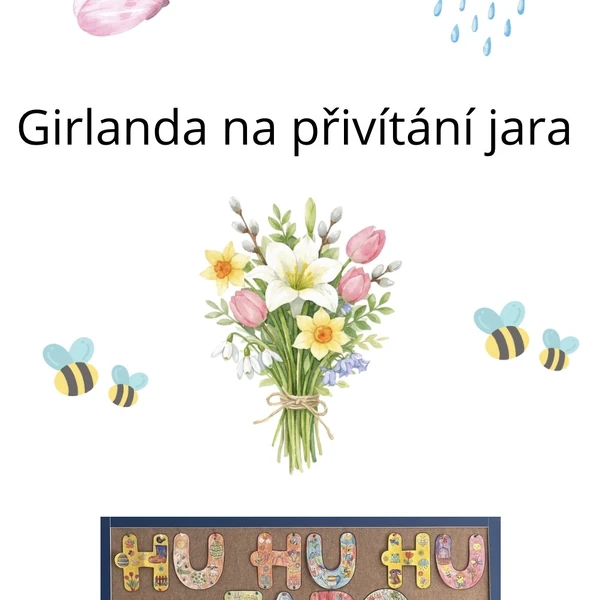Girlanda - jaro už je tu🌷