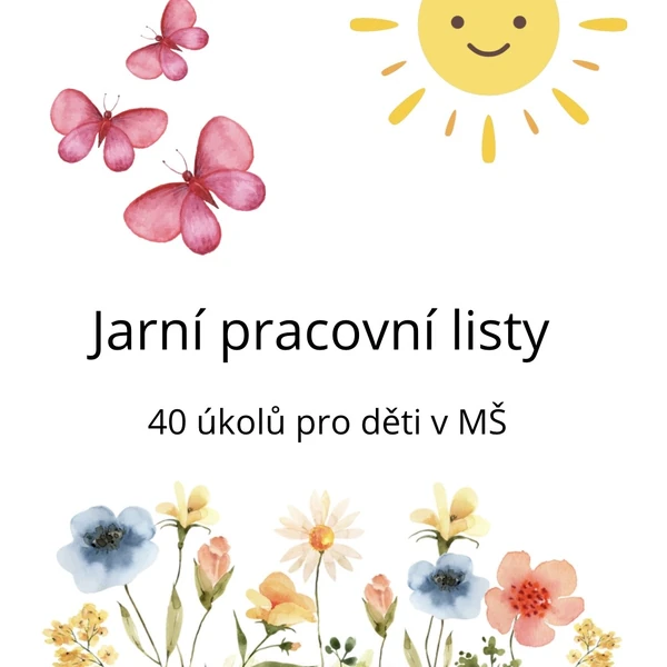 Jaro - pracovní listy 🌷