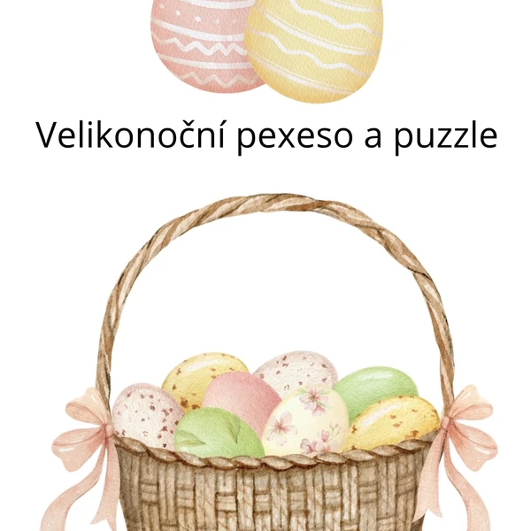 Velikonoční pexeso a puzzle 