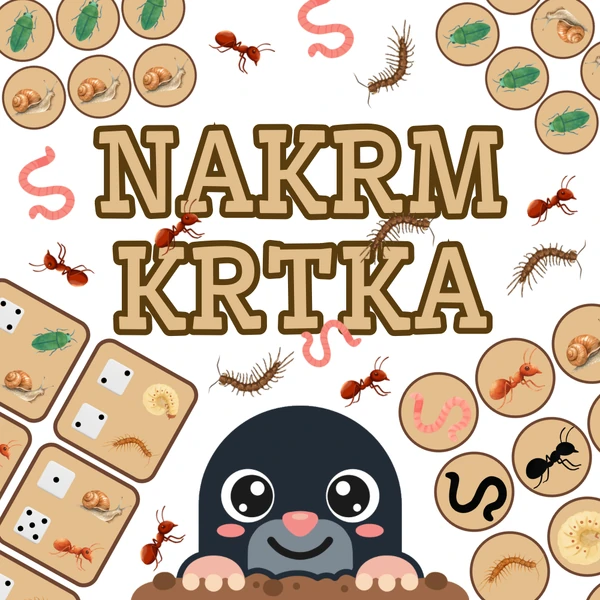 Nakrm krtka - počítání do 6