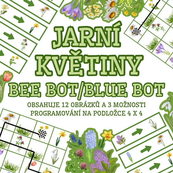Jarní květiny - Bee bot