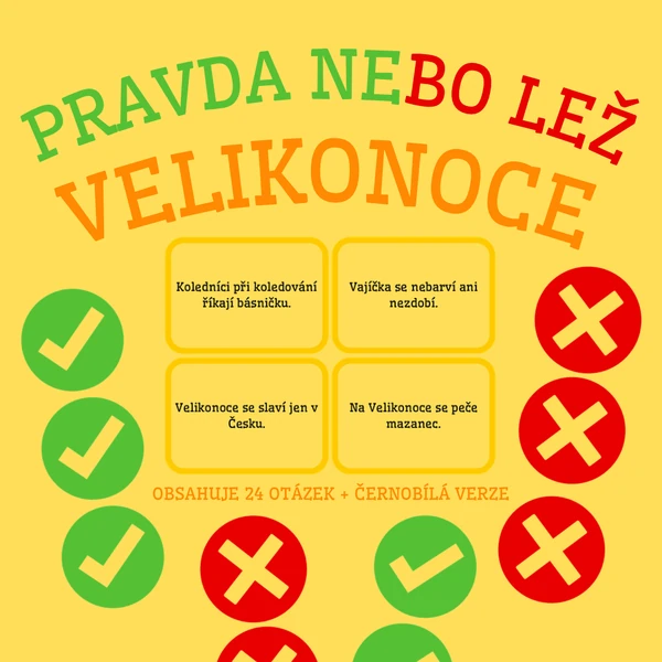 Pravda nebo lež - Velikonoce