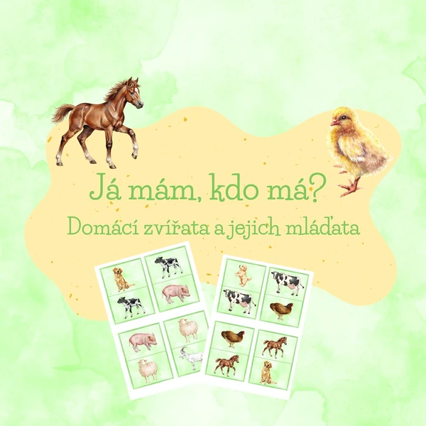 Já mám, kdo má? Domácí zvířata a jejich mláďata