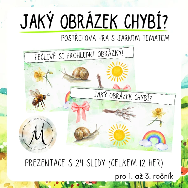 Jaký obrázek chybí? - postřehová hra