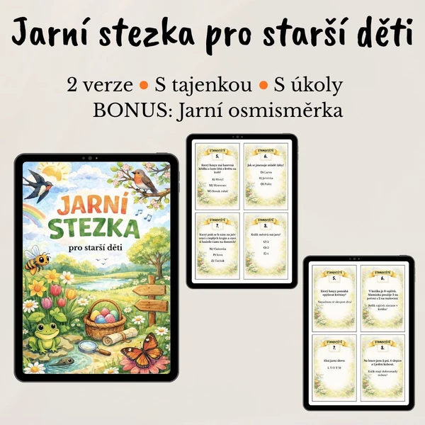 Jarní stezka pro starší děti