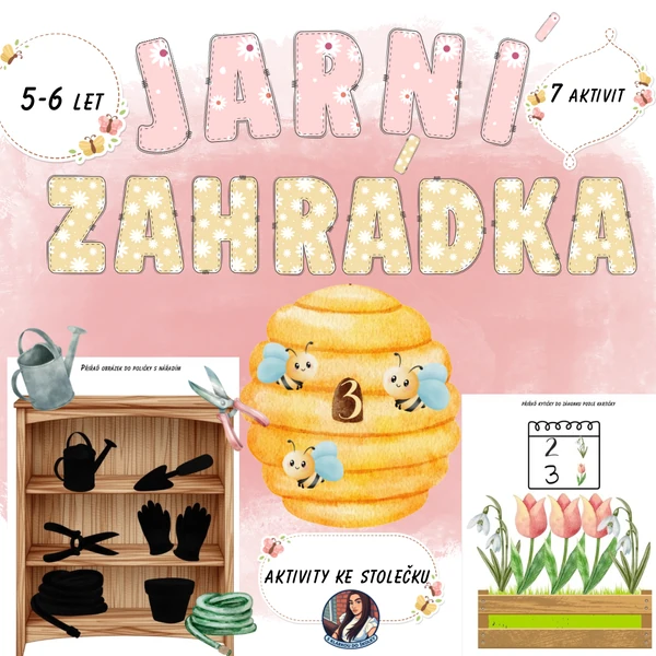 Jarní zahrádka- aktivity ke stolečku 