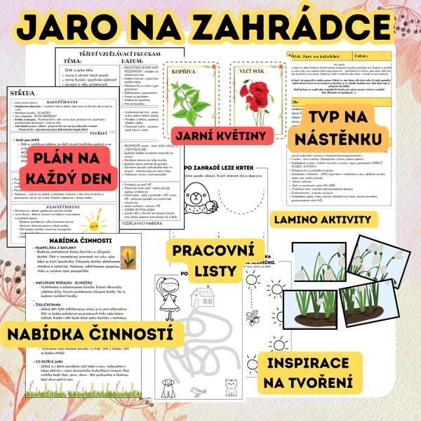 Jaro na zahrádce - příprava na každý den