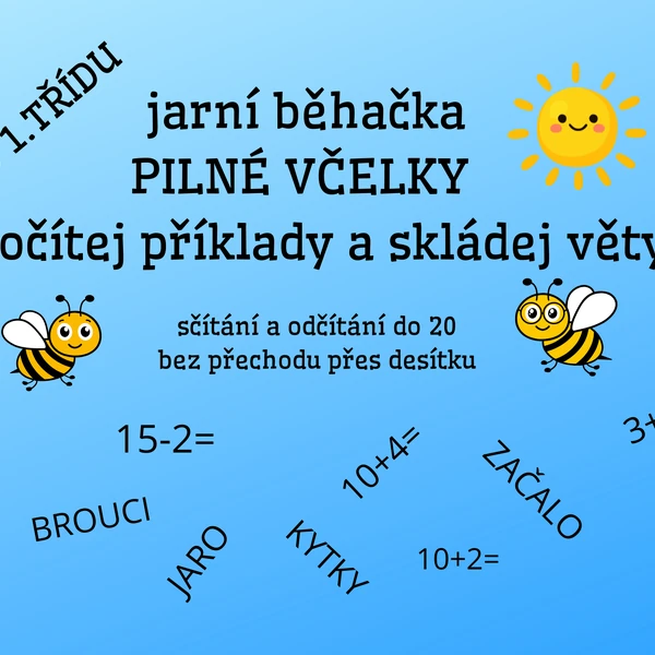 Jarní běhačka Pilné včelky
