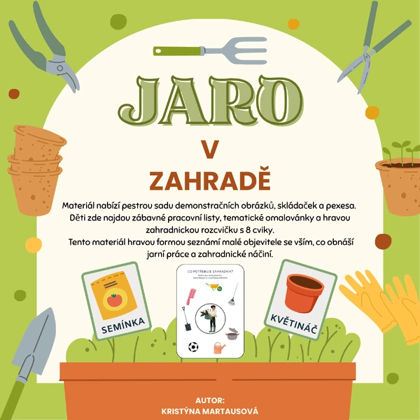 Jaro v zahradě - Velká sada pro malé zahradníky