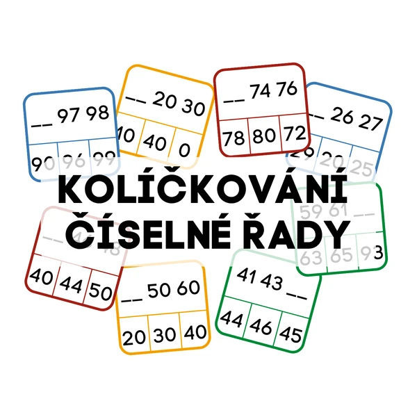Kolíčkování - číselné řady 0-100