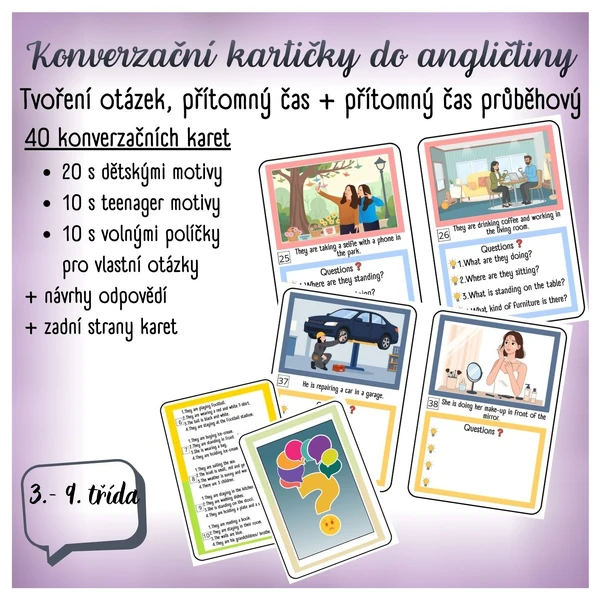 Konverzační karty do angličtiny