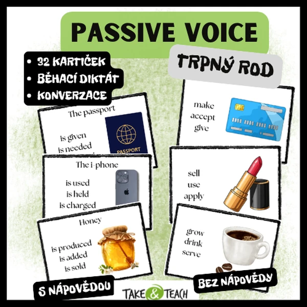 Passive voice - trpný rod - konverzace