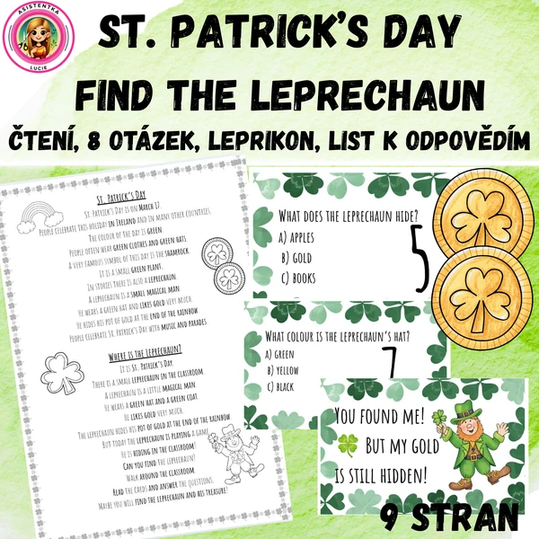 St. Patrick’s Day – Find the Leprechaun