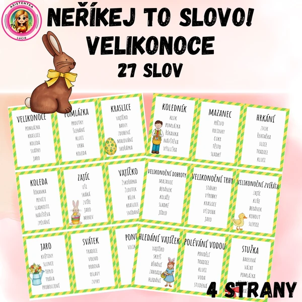 Neříkej to slovo! Velikonoce - 27 slov
