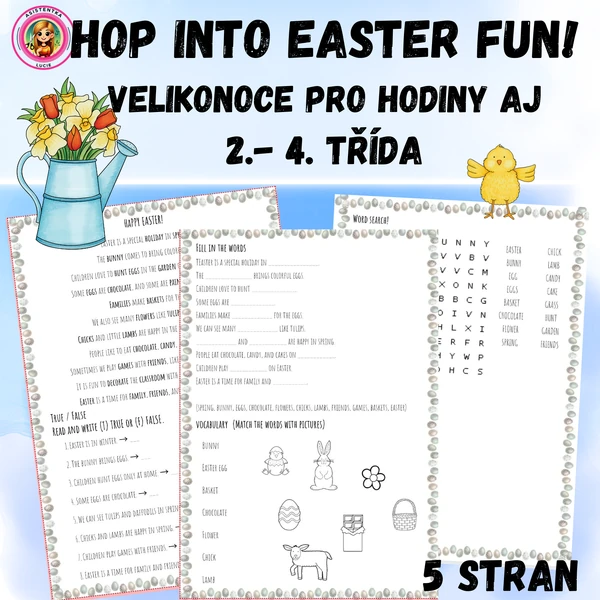 Hop into Easter fun! Velikonoce v hodinách AJ