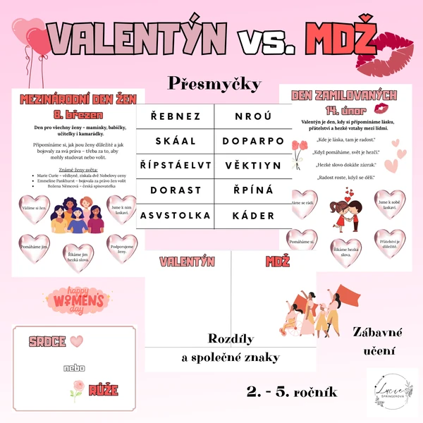 VALENTÝN vs. MDŽ