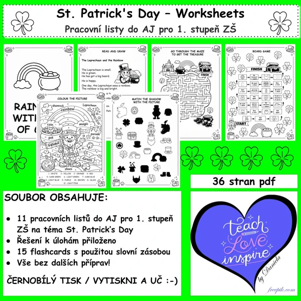 St. Patrick's Day – Worksheets