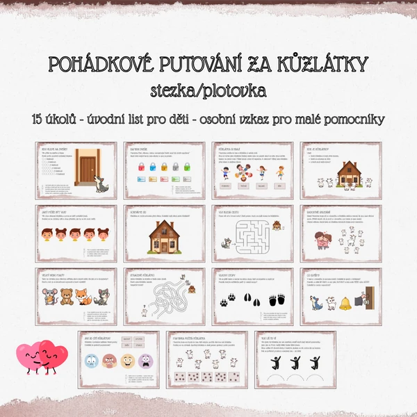 POHÁDKOVÉ Putování za kůzlátky - stezka/plotovka