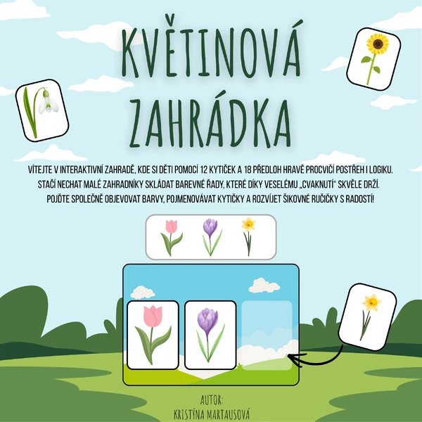 Květinová zahrádka - Rozkvétáme hrou a barvami!