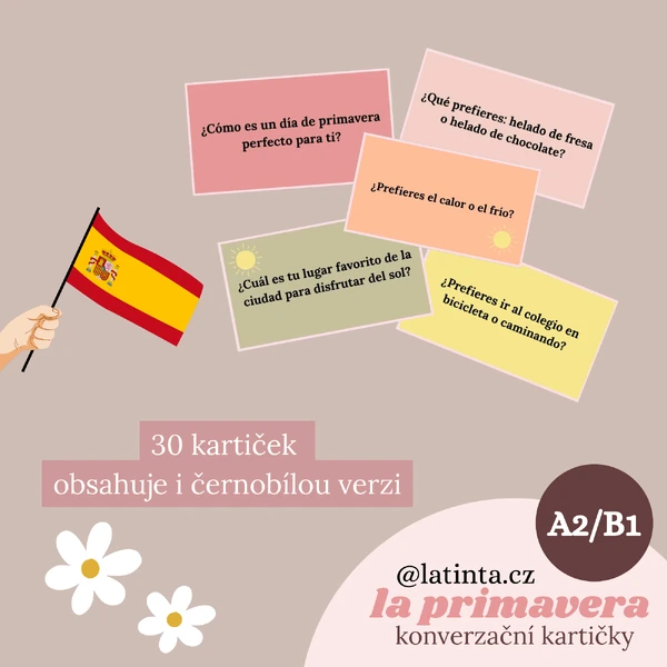 La primavera - konverzační kartičky