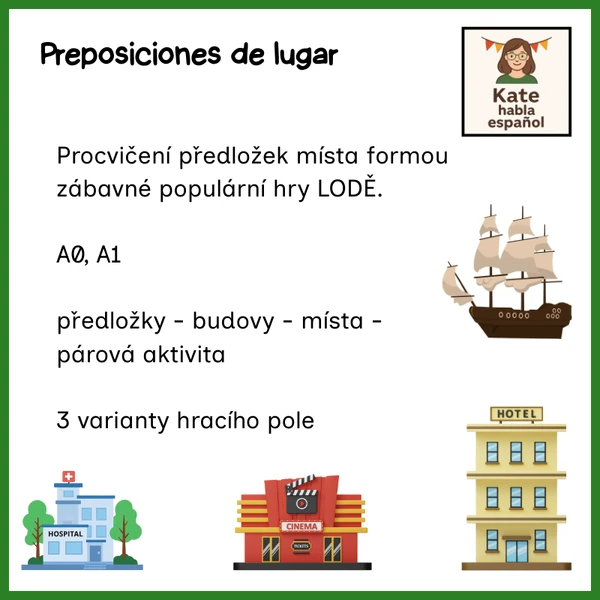 LODĚ - Las preposiciones