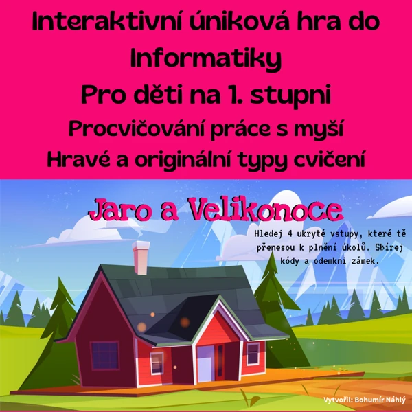 Velikonoce - interaktivní únikovka pro 1. stupeň