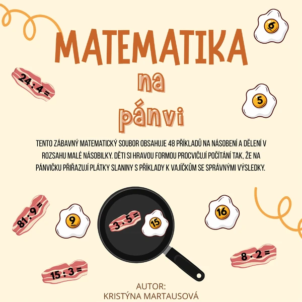 Matematika na pánvičce - Malá násobilka hrou