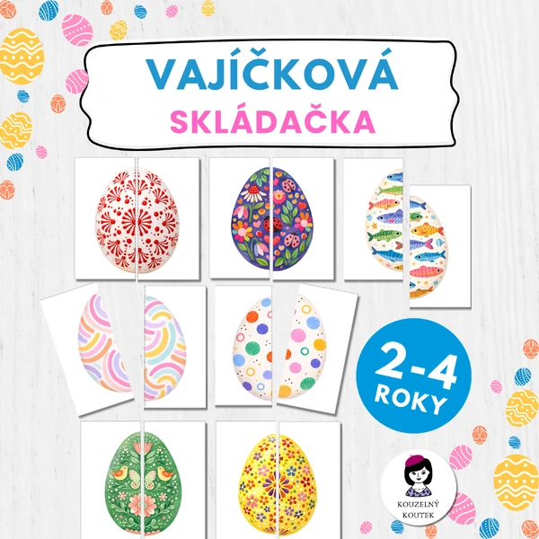 Velikonoční skládačka | Puzzle | Velikonoce | Jaro