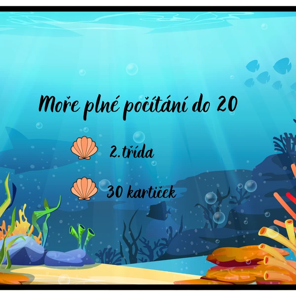 Moře plné počítání do 20