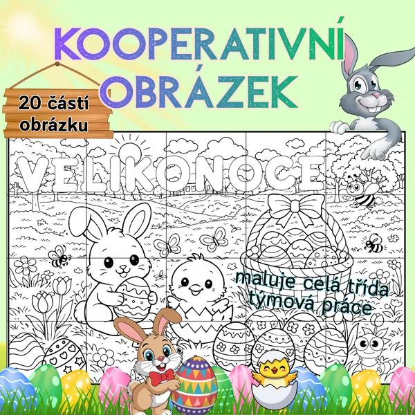 Kooperativní obrázek - Velikonoce