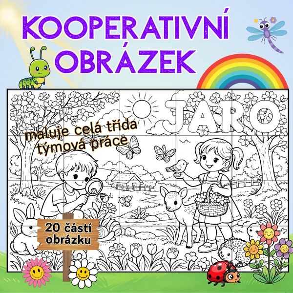 Kooperativní obrázek - jaro