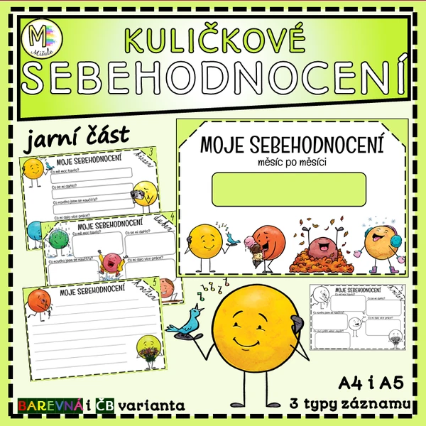 KULIČKOVÉ SEBEHODNOCENÍ - MĚSÍC PO MĚSÍCI - JARNÍ ČÁST