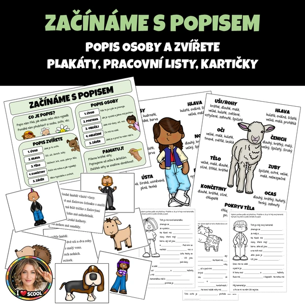 Začínáme s popisem - popis osoby a zvířete