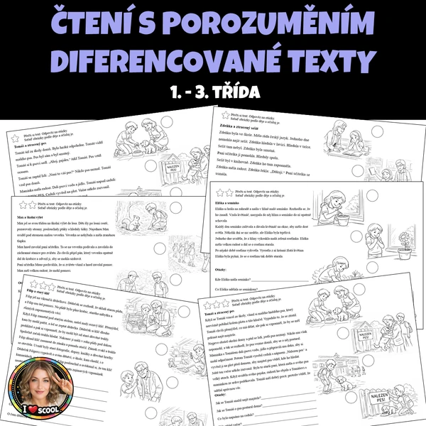 Čtení s porozuměním - diferencované texty