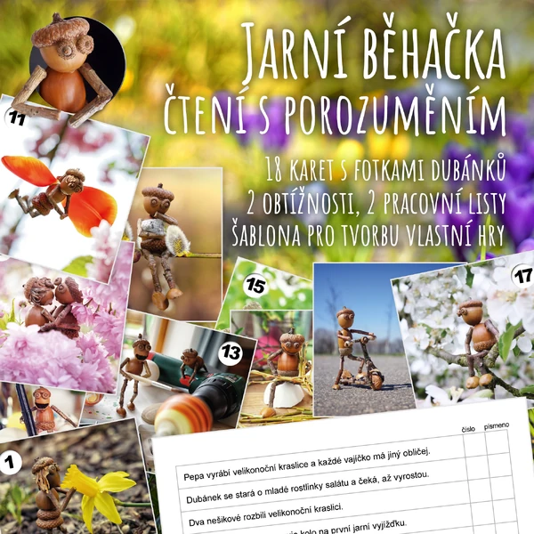 Jarní běhačka s porozuměním textu