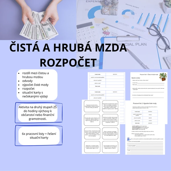 Čistá a hrubá mzda, rozpočet