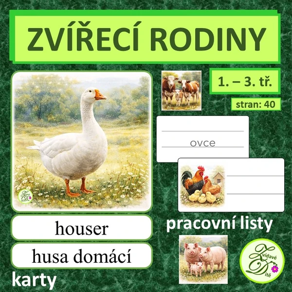 Zvířecí rodiny - farma