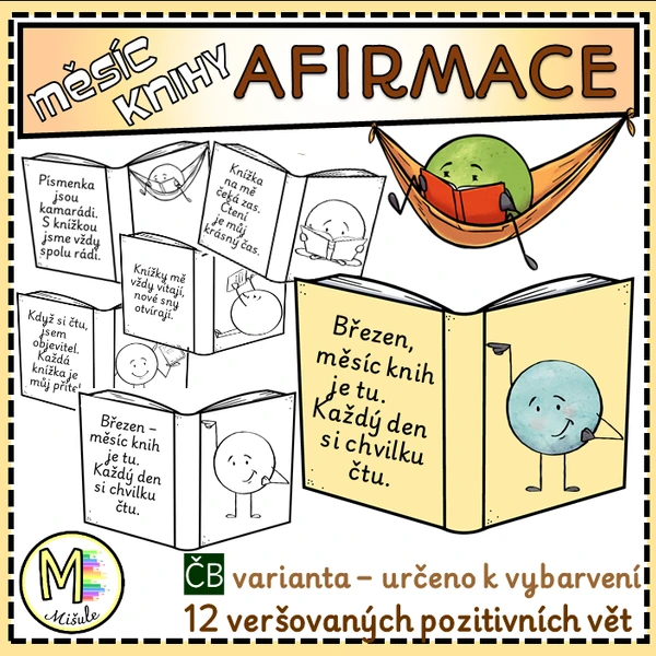 AFIRMACE - VERŠOVANÉ - MĚSÍC KNIHY