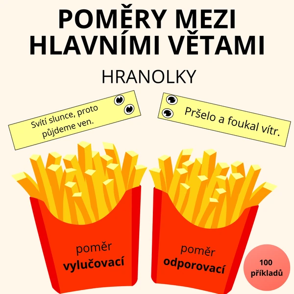 Hranolky – poměry mezi hlavními větami