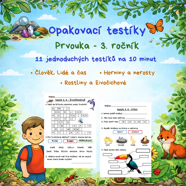 Testíky PRV - 3. ročník