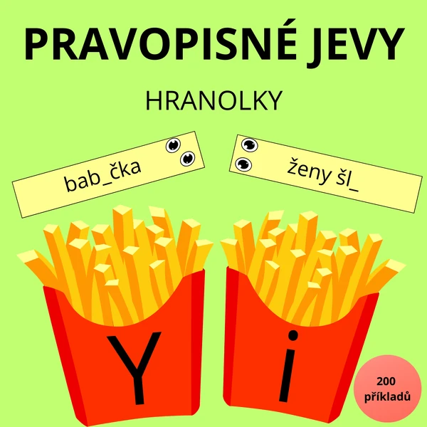Hranolky – pravopisné jevy