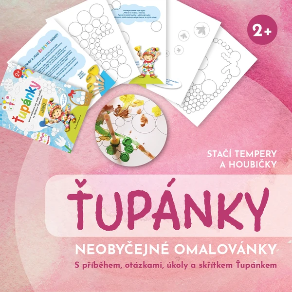 Ťupánky - první malování pro děti od 2 let
